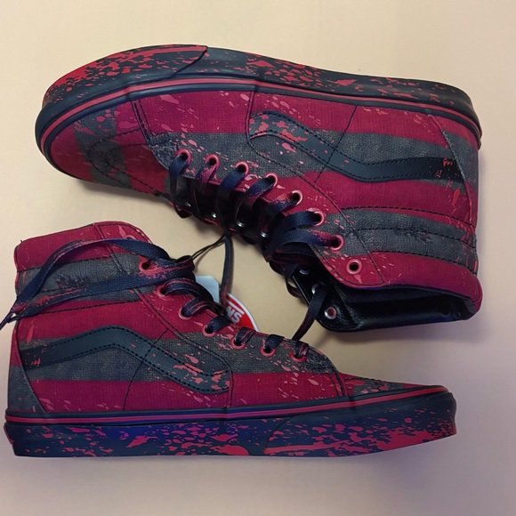 VANS House of Terror x Sk8-High Nightmare On Elm Street Men’s Size 11 NEW IN BOX - Picture 3 of 8